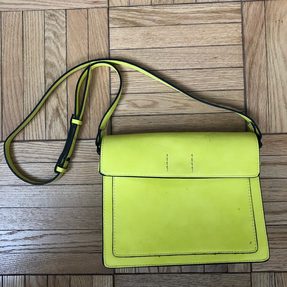 Zara Yellow Crossbody Bag